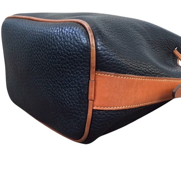 Dooney & Bourke Vintage Pebbled Leather Bucket Bag - Picture 5 of 10